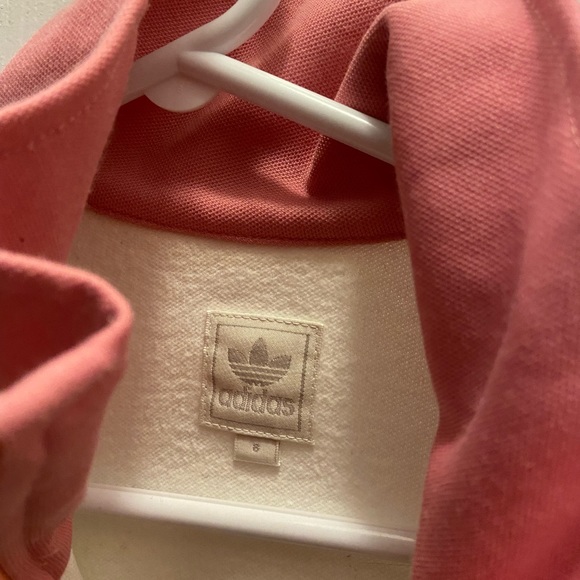 Adidas white and pink zip up - Picture 4 of 4